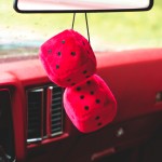 rearview advertising dice