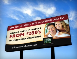 Ashton Woods Billboard Ashton Woods Billboard