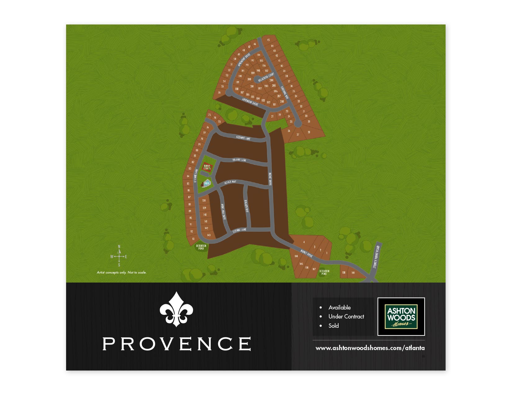 Ashton Woods Homes Site Plan